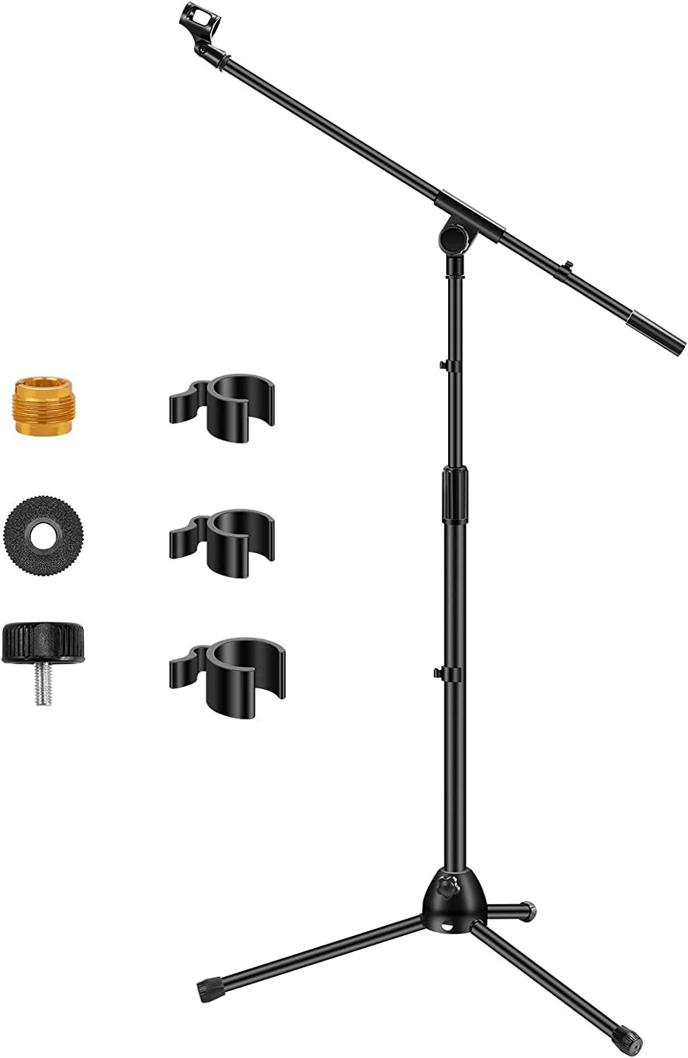 InnoGear Microphone Stand, Detachable Tripod Boom Stand Height Adjustable Heavy - £30.48 GBP