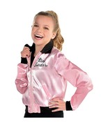 Grease Pink Ladies Bomber Jacket Costume, Girls - $367.12 MXN