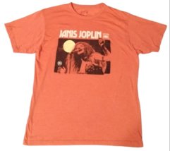 Janis Joplin Tee Womens Large Retro Style Singing Pullover TShirt Fantality Corp - £11.33 GBP