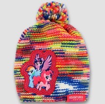 My Little Pony Rainbow Dash Crépuscule &amp; Pinkie Tissé Chapeau Bonnet Hiver W/ - £7.77 GBP
