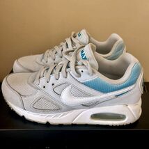 Nike Air Max Ivo Womens Sneakers Light Grey Aqua Blue White Low Top Shoes - $31.35