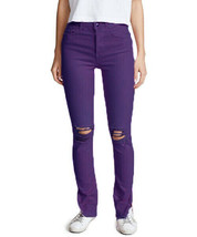 Cotton Citizen Womens High Rise Split Skinny Fit Jeans Purple Size 24W - £97.12 GBP