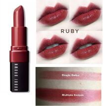 Bobbi Brown Crushed Lip Color Lipstick in RUBY red TRAVEL SIZE 2.25g ~ BNIB - $13.26 CAD