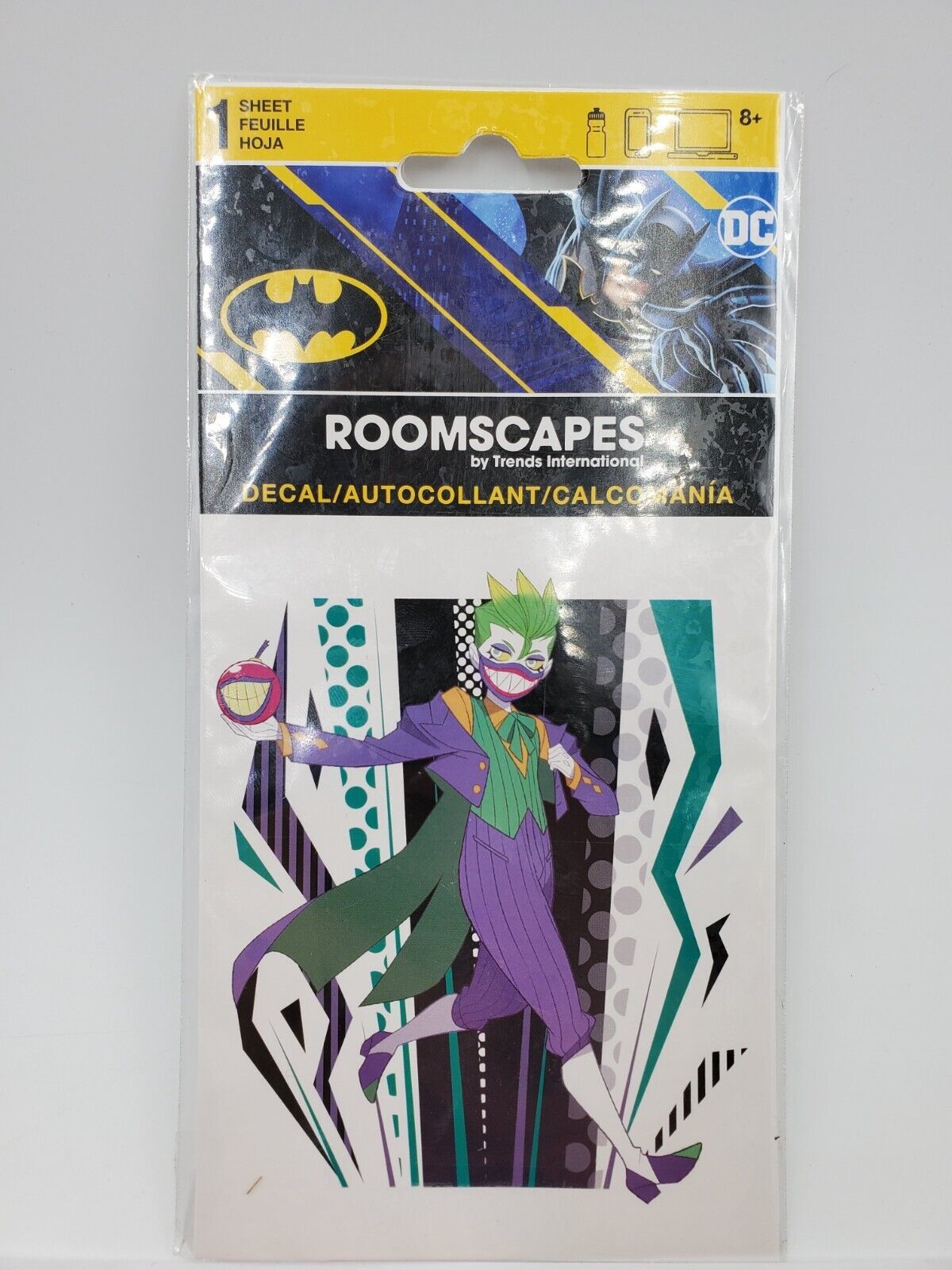 Joker Manga Punch Roomscapes Trends International DC Comics Batman Warner Bros - $8.86