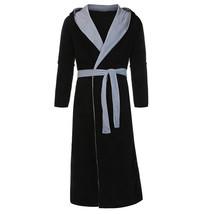 S-5XL Men&#39;s Winter Lengthened jaqueta masculina Plush Shawl Bathrobe Hom... - £64.66 GBP