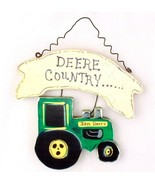 Vintage Crafty Tractor Wall Plaque Deere Country - €4,30 EUR