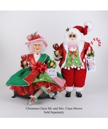 Karen Didion Santa Christmas Cheer Mr. &amp; Mrs. Claus 18-19 inches CC18-95... - $303.99