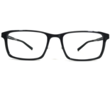 Flexon Eyeglasses Frames EP8008 001 Black Gray Rectangular Full Rim 55-1... - £55.01 GBP