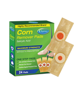 Corn Remover Bandages for Feet &amp; Toes: 24 Pack, 2 Sizes for Toe &amp; Foot C... - £19.12 GBP