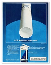 Parliament Lights Cigarettes Recessed Filter Vintage 1982 Tobacco Magazine Ad - £7.58 GBP