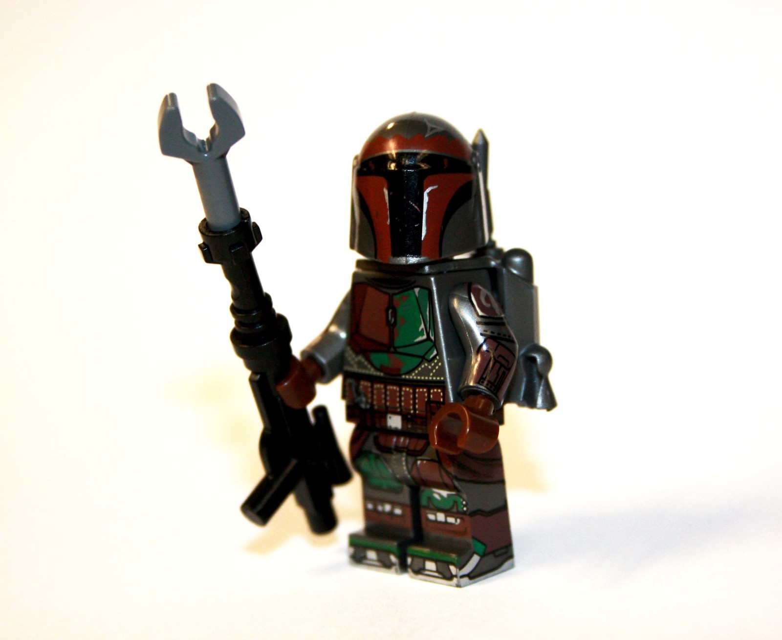 Minifigure Mandalorian Deathwatch Green Brown US Seller - $7.98