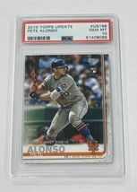 2019 Topps Update Pete Alonso* RC MLB New York Mets Card #US198 Rookie - PSA 10* - £44.12 GBP