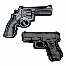 Assassin Ring Gun 45 Magnum Hand Pistol Novelty Patch [2PC Bundle -Iron on Sew o - $13.99