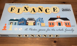 Vintage Board Game FINANCE by Parker Brothers. Copyright 1958 100% Complete - £14.35 GBP