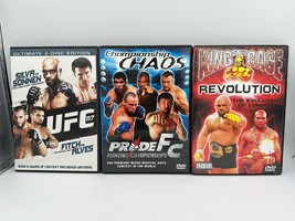 UFC MMA DVD Lot UFC 117 Pride MMA Champion Chaos King of the Cage Revolu... - £11.36 GBP