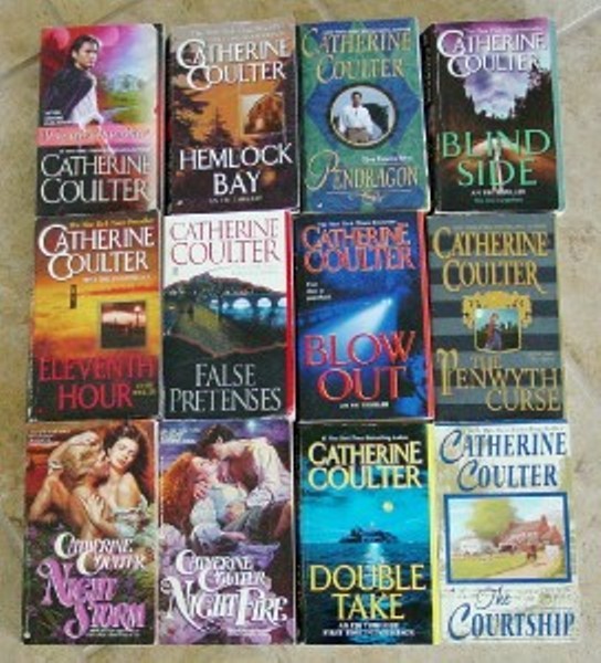 Primary image for 12 CATHERINE COULTER Suspense-Historical Romance-Double Take-Blind Side +