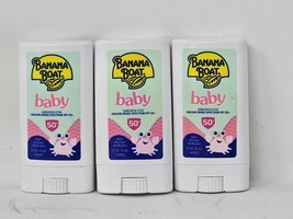 Banana Boat Spf 50+ Baby Simply Protect Tear-Free Stick 0.5 oz UNCARDED - 3 Pack - £9.57 GBP
