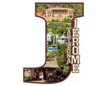 Jerome Arizona Capital J Collage Design Fridge Magnet - $8.99