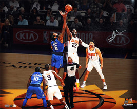 DEANDRE AYTON Autographed Phoenix Suns 16&quot;x20&quot; &quot;Tip Off&quot; Photograph GDL ... - £232.05 GBP