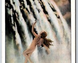 The White Mans Decorato Sirena Niagara Falls New York Ny 1931 Wb Cartoli... - $7.12