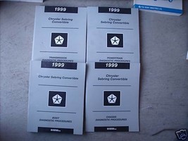 1999 Chrysler Sebring Convertible Diagnostics Procedures Manual Set Oem - £15.72 GBP