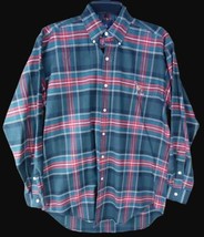 Ralph Lauren Men&#39;s Shirt Size S Green Plaid Boxer Dog Blake 100% Cotton... - $32.67