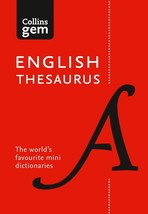 English Gem Thesaurus by Collins Dictionaries    ISBN - 978-0008141691 - £16.08 GBP