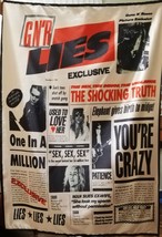 GUNS N&#39; ROSES Lies FLAG BANNER CLOTH POSTER WALL TAPESTRY CD Axel Slash ... - $20.00