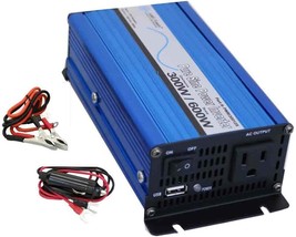 Pure Sine Power Inverter By Aims Power Pwri30024S, 24V, 300W, On/Off Switch. - £94.88 GBP