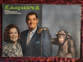 ESQUIRE April 1970 Tarzan Johnny Weissmuller Marueen O&#39;Sullivan Wayne Co... - £12.94 GBP