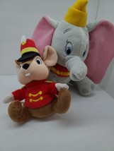 Kohls Cares Disney 12&quot; Dumbo and Disneyland Timotht Mouse Plush - £7.04 GBP
