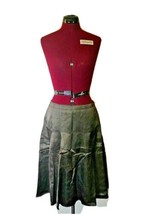 Banana Republic A Line Skirt Brown Women Linen Blend Size 2 Lined - $33.67