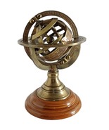 Vintage Brass Armillary Sphere Brass Globe Astrolabe Nautical Astrolabe 5" Dcor - $39.99