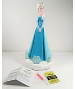 NEW Disney FROZEN ELSA Figure NIGHT LIGHT Auto Shut-Off Child-Safe LED L... - £15.81 GBP