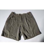 Tommy Bahama Shorts Mens 33 Brown Relax Chino Pleated 100% Silk Pockets - $20.00 CAD