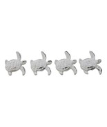 Pack Of 4 Aged White Swimming Marine Sea Turtle Drawer Cabinet Door Pull... - $32.58 CAD