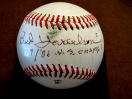 Bud Harrelson 69/86 W.S. Champ Ny Mets Signed Auto Gu&#39;ed Ml Baseball Beckett - £129.96 GBP