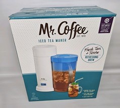 NEW Mr. Coffee Iced Tea Maker with Pitcher 2 Quarts Model TM1 Blue New O... - £52.09 GBP
