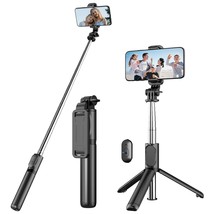 Selfie Stick Tripod With Detachable Wireless Remote, 4 In 1 Extendable P... - £15.04 GBP