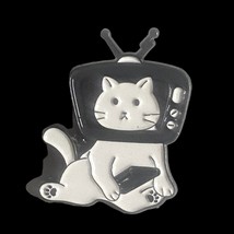 Cat in the TV Pin - $4.00
