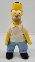 EE) Vintage The Simpsons Burger King 1990 Homer Plush Doll Toy 11&quot; - $7.91