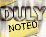 DULY NOTED Red (Gimmick and Online Instructions) by Danny Weiser - Trick - £23.90 GBP