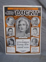 Antique 1900s &quot;Lucky&quot; Sheet Music #188 - £15.58 GBP