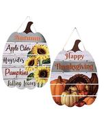 Greenbrier International MDF-Pumpkin-Shaped Harvest Wall Decor-Autumn an... - £7.43 GBP