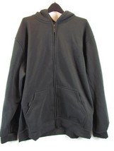 Roadblock XL Black Front Zip Hoodie Front Pockets - $28.49