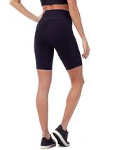 Black High Waisted Biker Shorts With Pockets - £21.90 GBP