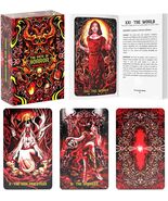 The Path of Horror Tarot Card Deck and Guidebook for Beginners Readers C... - $21.77