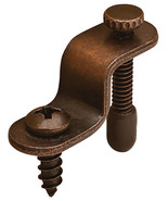 Cabinet Hardware Bronzed Adjustable Glass Retainer Clip for Multiple Thi... - $15.94 CAD+