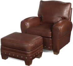 Ottoman | Brown, Hand-Crafted, Upholstered - £4,486.60 GBP