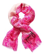 JUICY COUTURE LACE PRINT SCARF 100% WOOL NEW  - $61.77